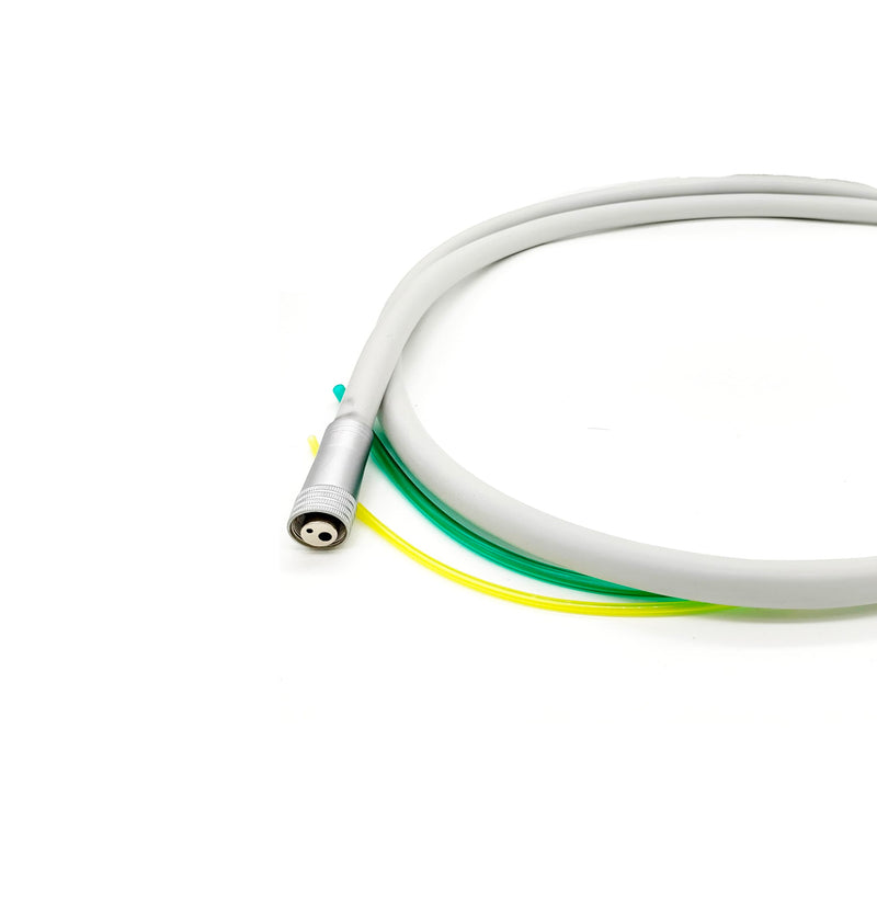 [Australia - AusPower] - Dental Silicone Hose Air Turbine for Handpiece Tubing, 2/4 Holes Dental Silicone Tube Connector (2 Holes) 2 Holes 