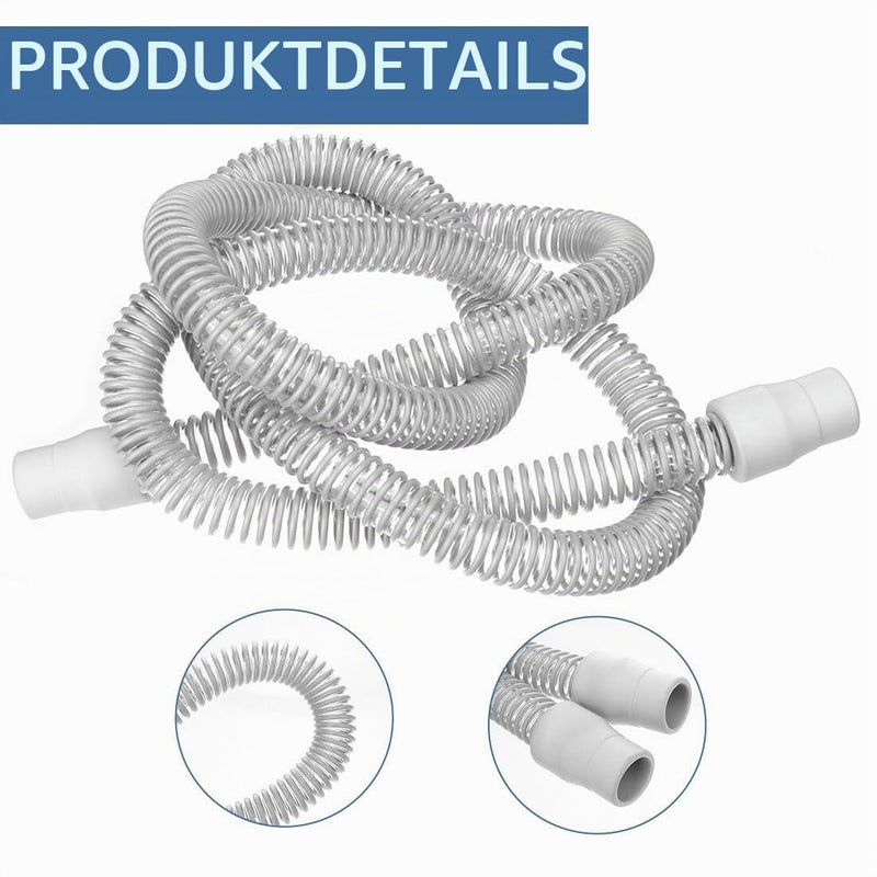 CPAP Hose 180 cm Universal Ventilation Hose Breathing Device Hose Plastic Ventilation Device Accessories 22 mm Hose Connection