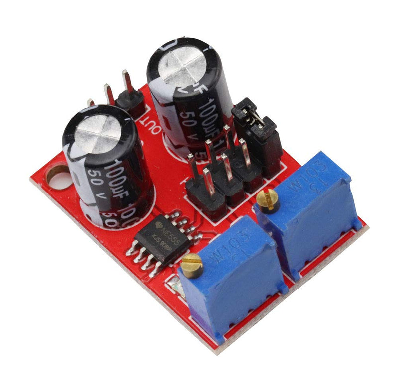 [Australia - AusPower] - 6PCS NE555 Pulse Frequency Duty Cycle Adjustable Generator Module Square Wave Rectangular Wave Signal Generator 