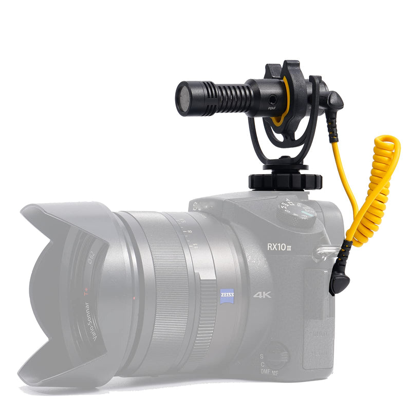 [Australia - AusPower] - Deity V-Mic D4 Mini Video Microphone 20mph Wind Rating,Runs of 1-5V from Cameras,Phones,and Audio Recorders 