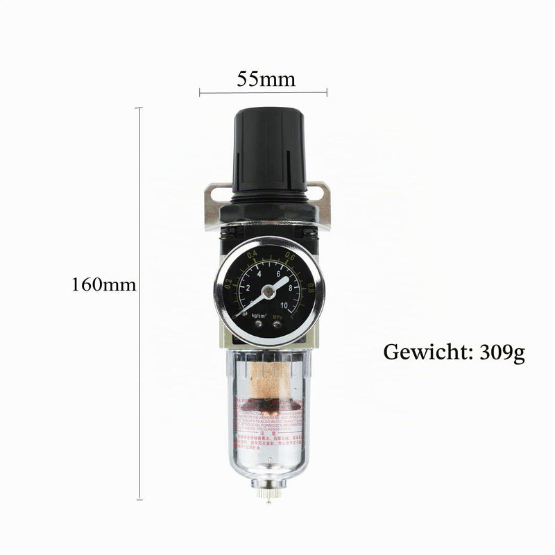 Water separator pressure regulator for compressed air compressor professional.