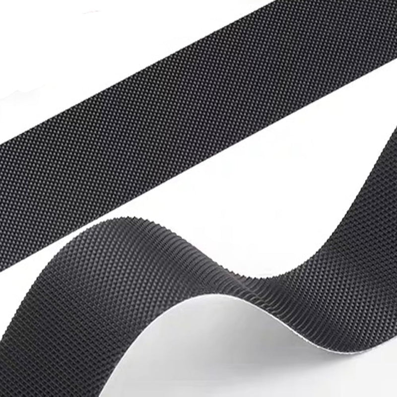 [Australia - AusPower] - Black Rubber Grip Tape Anti Slip Tape 1 Inch, 16.5 Feet, Heavy Duty Waterproof Non-Abrasive Tape Cushion Pad for Indoor & Outdoor, Making Handles or Contact Surfaces Safer 1" x 16.5Ft Black Roll 