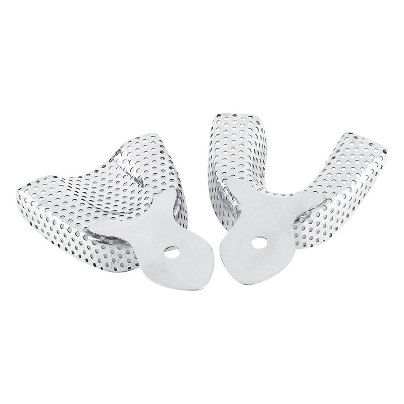 Dental Trays - 6 Pieces Stainless Steel Autoclavable Tooth Trays Impression Tray Upper & Lower Dental Trays, Dental Imprint Trays, Autoclavable Impression Tray