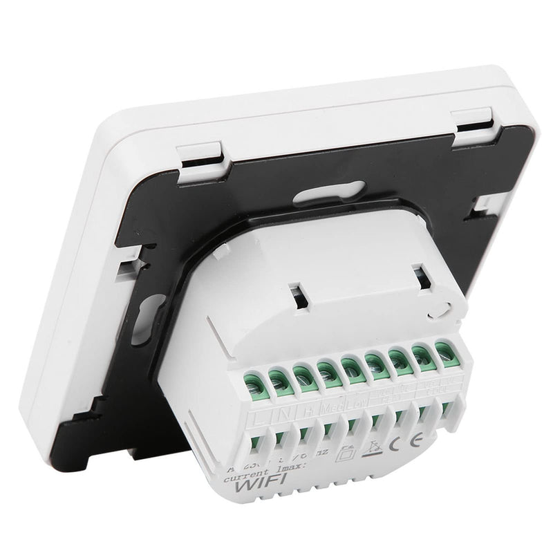 [Australia - AusPower] - AC90-240V Fan Coil Thermostat Intelligent Digital Central Air‑Conditioner Thermostat Temperature Controller Fan Coil Unit LCD Display(WiFi Type) WIFI Type 