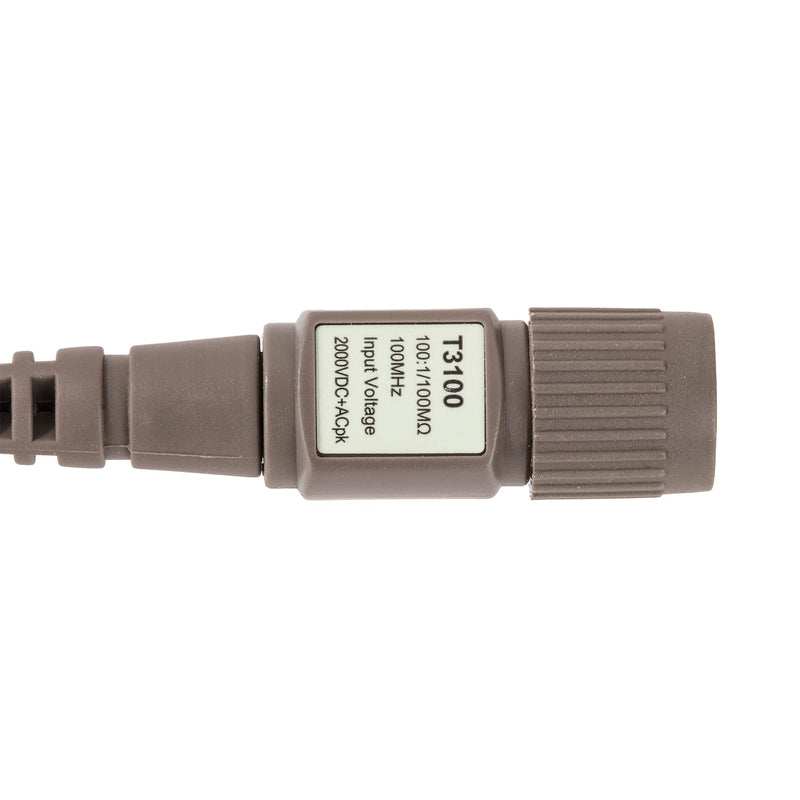 [Australia - AusPower] - T3100 High Voltage Probe 100MHz DC Bandwidth 1:100 Attenuation Probe Peak AC Max Working Input Voltage Works with Oscilloscope T3100-100MHz 