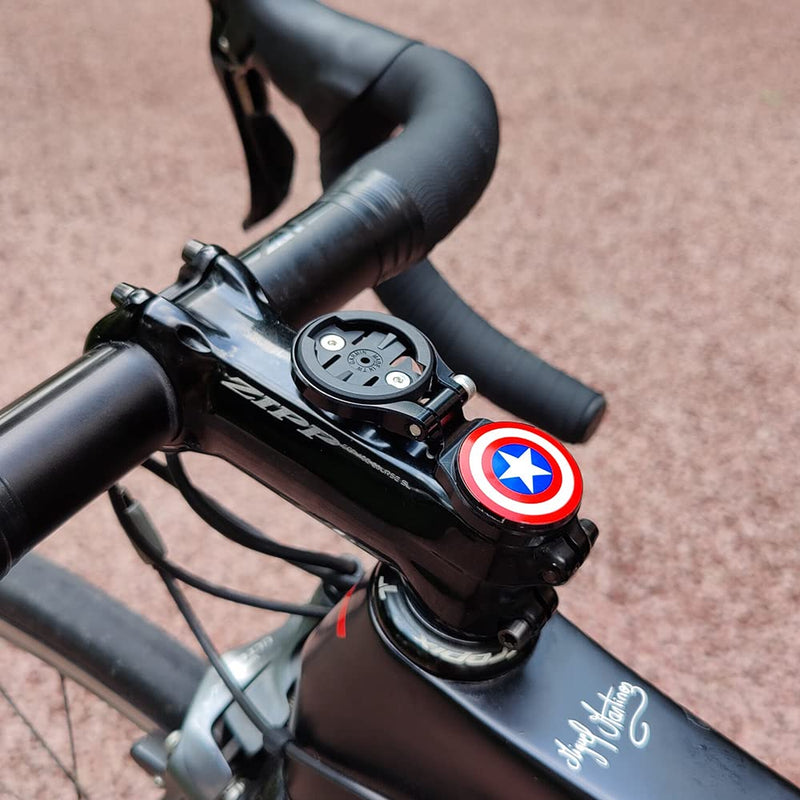 [Australia - AusPower] - Out Front Road Mountian Bike Stem Handlebar Adjustable Mount for Garmin Edge Wahoo Elemnt Bryton Rider Stages Dash Hammerhead Karoo(Black) Black 
