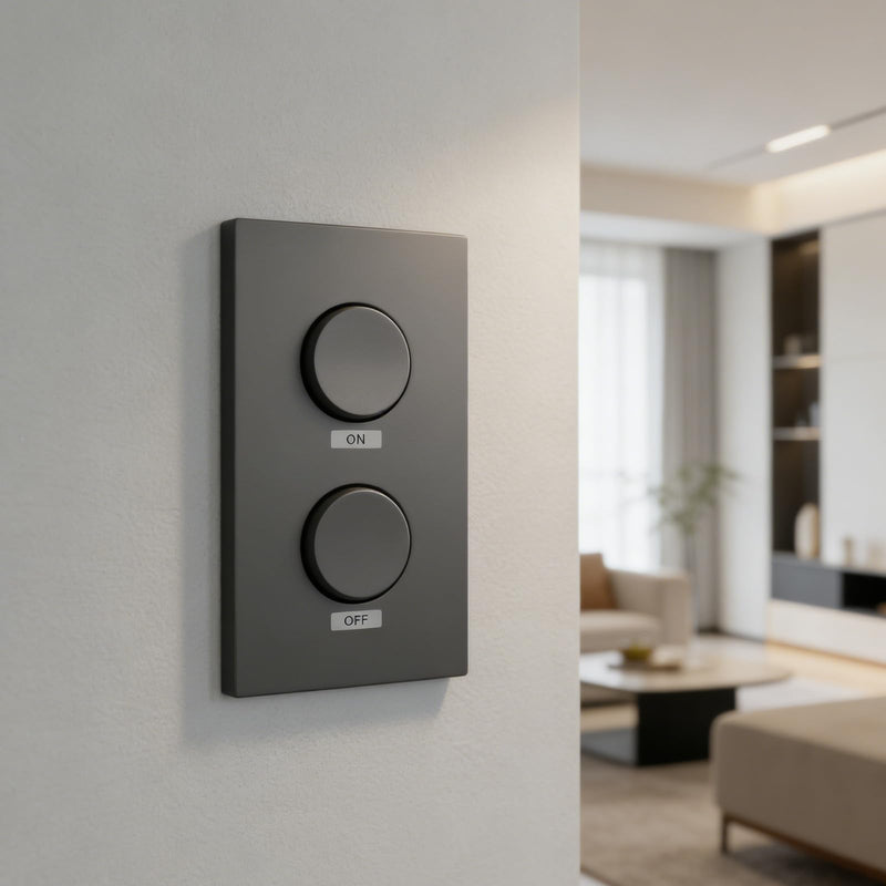 650 PCS Light Switch Labels, Clear Transparent with Text Light Switch Sticker Set for Home and Office Organization, with Tweezers
