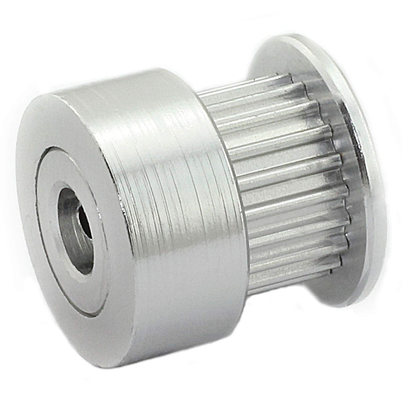 [Australia - AusPower] - 2pcs GT2 Aluminum Alloy Synchronous Wheel 3D Printer Accessories 20 Teeth Bore 6mm Timing Pulley for Width 6mm Open Timing Belt 6mm Bore 