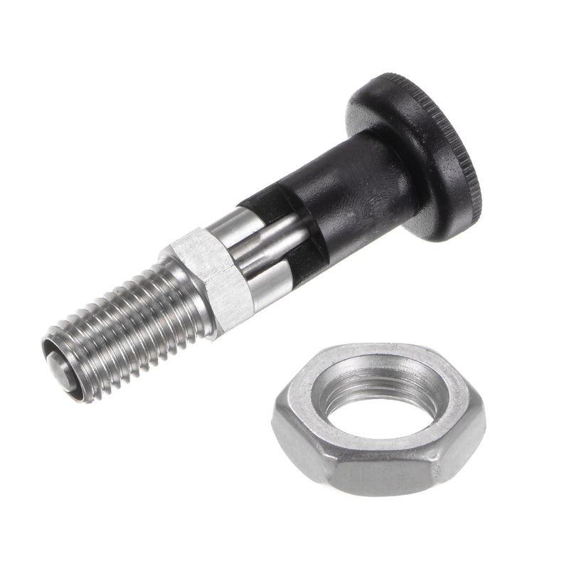 [Australia - AusPower] - Push Fit Ball Nose Spring Plunger M12x1.5 Thread Length 0.79" Pin Dia.6mm Stainless Steel Self-Locking Plunger Retractable Index Plunger for Industrial Equipment 