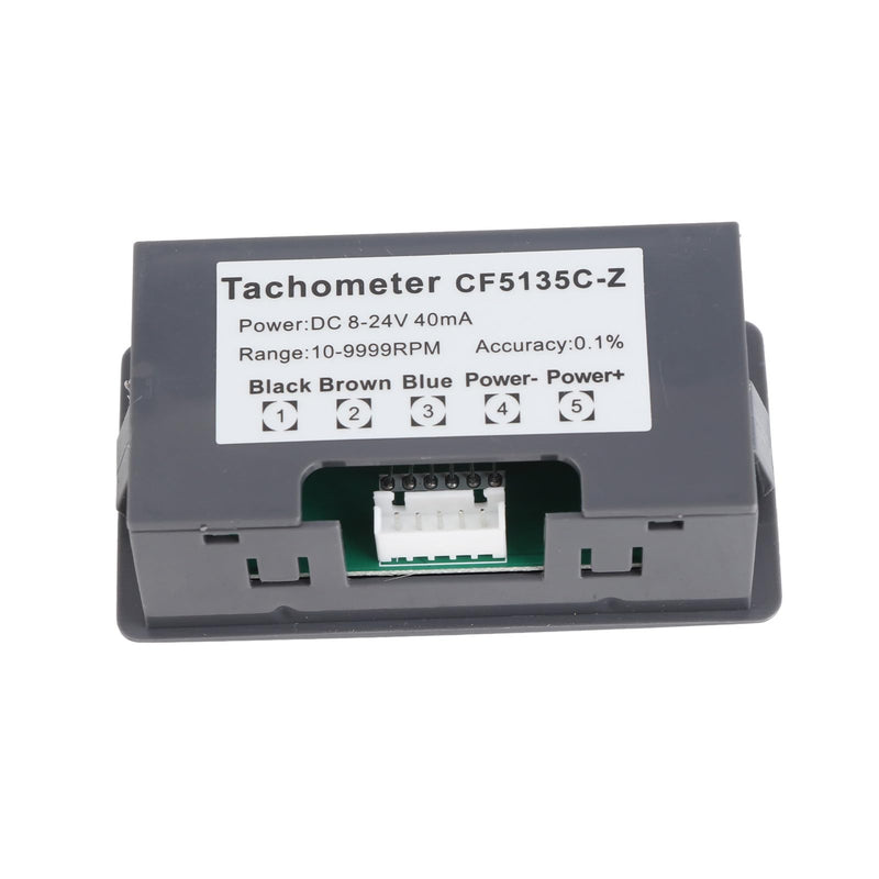 [Australia - AusPower] - 4 Digital Green LED Tachometer RPM Speed Meter + Hall Proximity Switch Magnet Sensor NPN for Lathe Conveyor Belt 