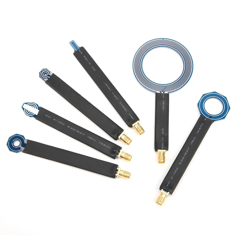 6-Piece Magnetic Near Field Probe H Field Probe Set EMI SMA PCB Line Radiation Male Test Antenna Tester 1.6 mm / 0.1 Inch