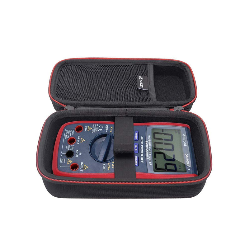[Australia - AusPower] - RLSOCO Hard Case for AstroAI Digital Multimeter and Analyzer TRMS 6000 & KAIWEETS Digital Multimeter TRMS 6000 Counts Volt Meter Auto-Ranging Tester (Case Only) 02 
