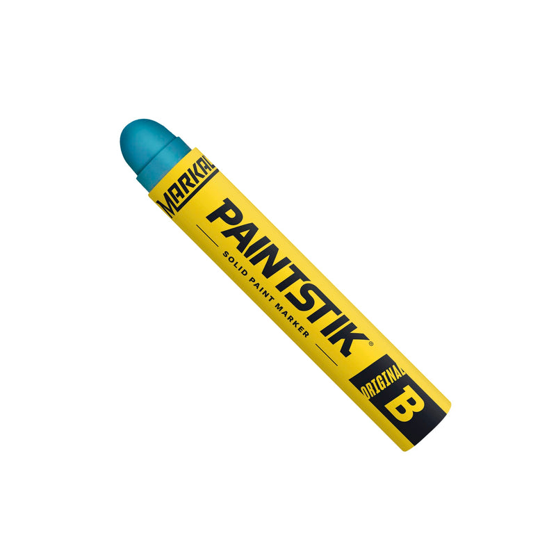 Markal 82835 F Paintstik - Rough Surfaces Solid Paint Marker, Flourescent Blue (Pack of 12) Fluorescent Blue