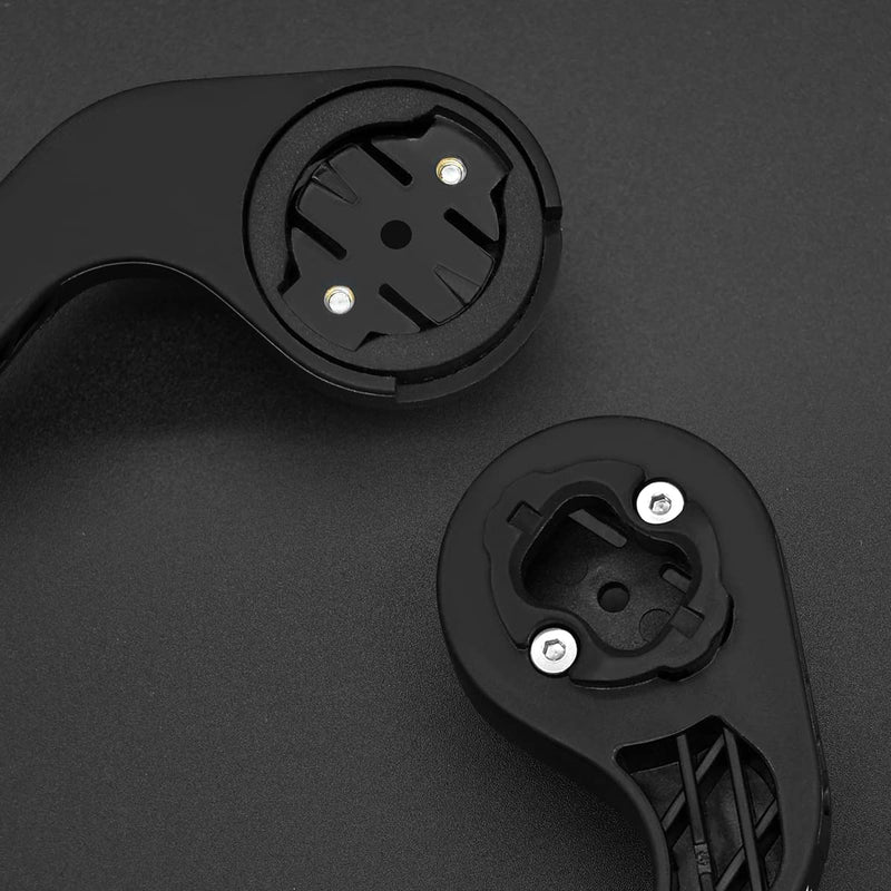 [Australia - AusPower] - Thinvik Bike Computer Mount for Garmin Edge 1040 1030 840 830 540 530 130 Compatible with 25.4 31.8 35mm Handlebars Comes with Quick Release Gopro Mount Adapter and Light Holder 
