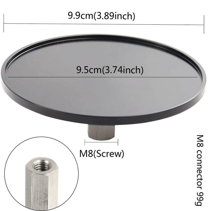 [Australia - AusPower] - FREDORCH Aluminum alloy M8 Screw sucker, 3.75 inch Diameter, DIY End Connectors Suction Cup Adapter for Reciprocating Linear Actuator machine 