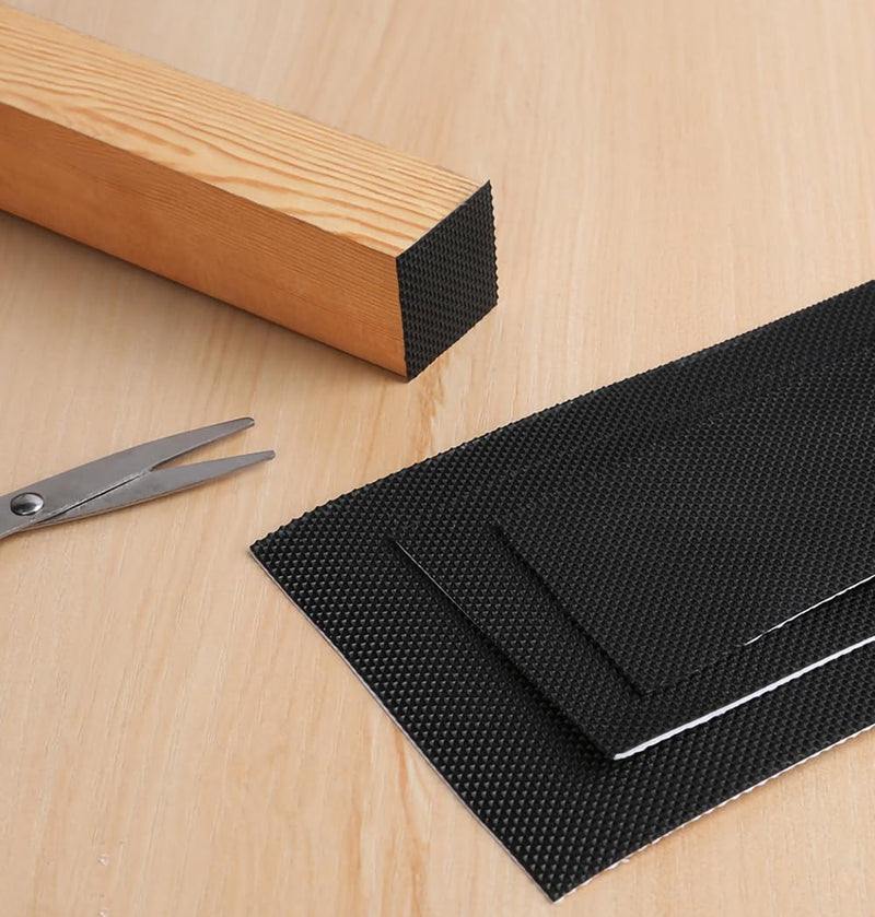 [Australia - AusPower] - Rubber Grip Tape (1" x 18 ft), Non-Abrasive Waterproof & Anti-Slip Cushion Pad, Enhances Friction at Contact Points for Safer Handles or Contact Surfaces 1" x 18Ft Black 