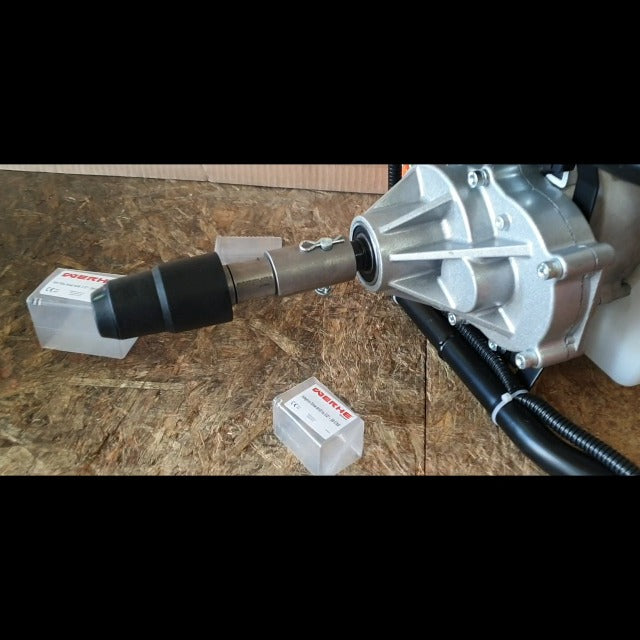 WERHE Auger to 1/2-20UNF Adapter - Heavy Duty Steel for Petrol and Electric Drills - Compatible with External Thread Chuck - Easy to Install | Robust steel, for petrol and electric drills, 6.7 cm long, 20 mm mounting hole, easy installation in seconds...