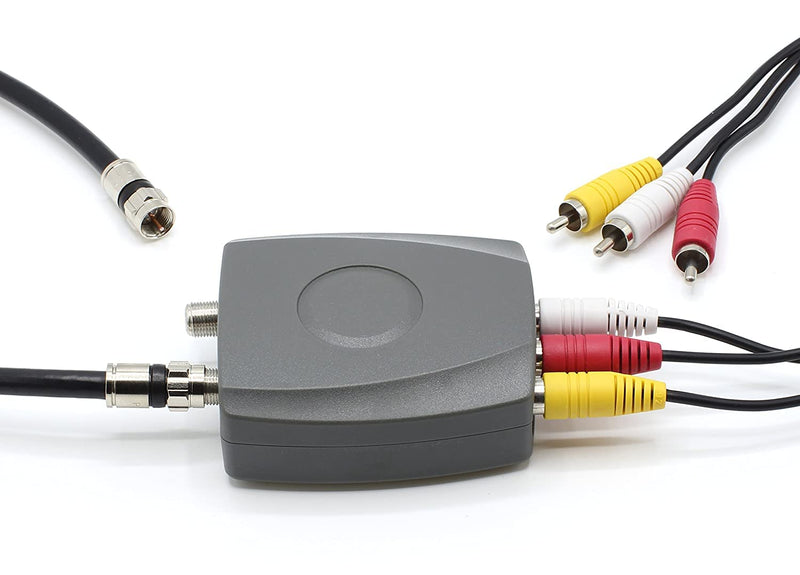 [Australia - AusPower] - THE CIMPLE CO RF Modulator - RCA Composite to RF Coaxial - Converts Standard Definition Signals to Coax, Includes AV Cable 