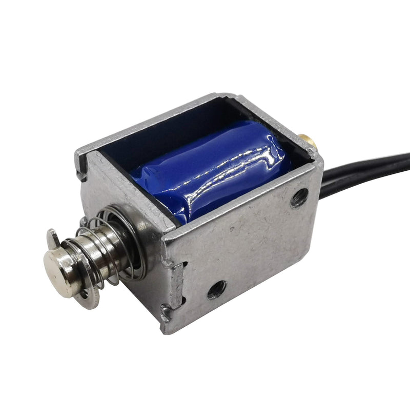 [Australia - AusPower] - 2PCS DC 5V 7? Mini Push Pull Linear Solenoid Electromagnet 5mm Stroke Open Frame Actuator Electric DC Magnet Solenoid 
