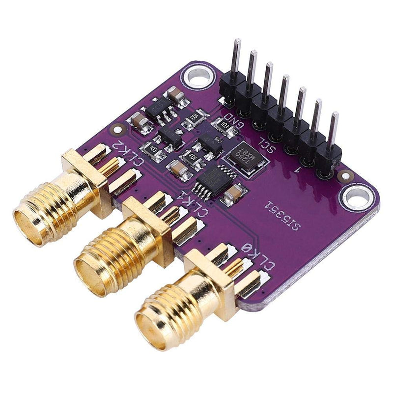 Clock Generator Breakout Board, CJMCU-5351 Si5351A clock splitter Signal generator Electronic component 8KHz-160MHz Clock generators