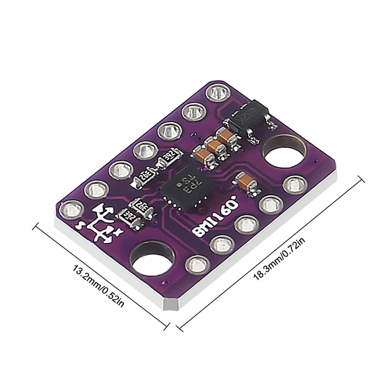 [Australia - AusPower] - 8pcs GY-BMI160 6DOF 6-axis Sensor Module Gravity Sensor Accelerometer Gyroscope Acceleration Gravity Sensor IIC I2C SPI 3-5V 