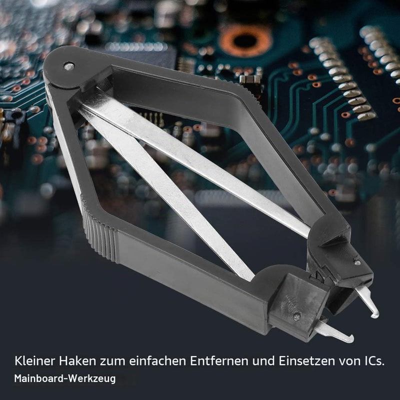 Stainless Steel IC Tool Motherboard Component Chip Remover Chip Remover Chip Remover Puller PLC EPROM Pliers Extractor Extractor 105mm