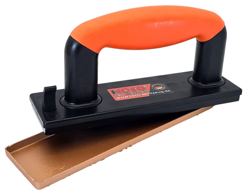 Hero Carbide Hand Sander Set of 5 K24/K36/K60 - Tungsten Carbide Sanding Board for Wood, Screed, Tile Adhesive & Filler - Sanding Block with Magnetic Change System for Renovation & Renovation | Up to 1500 x longer service life thanks to tungsten carbid...