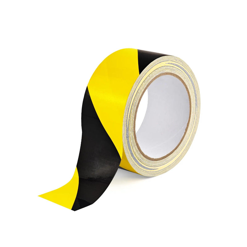 Black and Yellow Warning Tape Hazard Safety Tape for Floor,Construction,Gym,Outdoor,Pavement Marking,Parking,Warehouse,Mini Caution