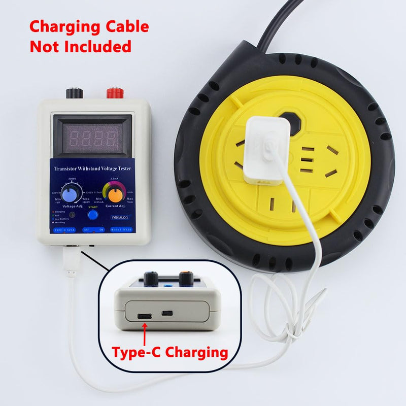 [Australia - AusPower] - 0-3800V Withstand Voltage Tester IGBT Transistor Diode Tester MOS Triode MOV SMD LED Voltage Capability Tester(NY38) NY38 
