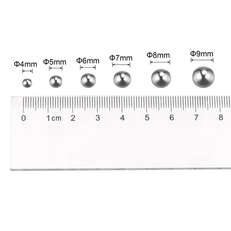 [Australia - AusPower] - uxcell 600pcs 5mm 201 Stainless Steel Bearing Balls G200 Precision 