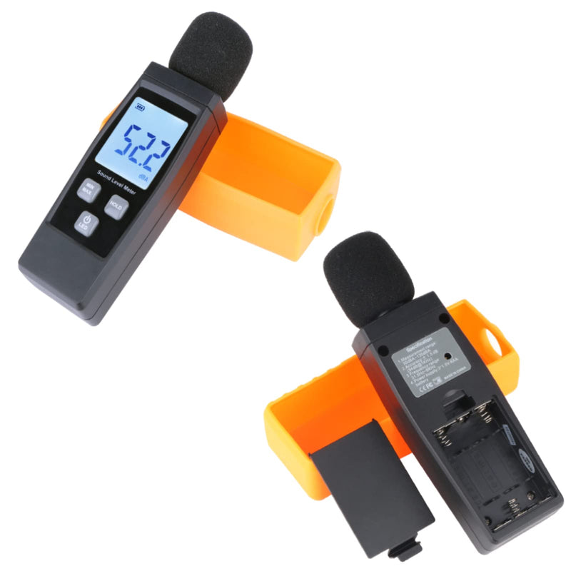 [Australia - AusPower] - Noise Tester (Decibel Meter) Decibel Meter Sound Level Meter 30dB (A) to 130dB (A), LCD Noise Decibel Meter for Monitoring Noise Load, Home Theater Setup 