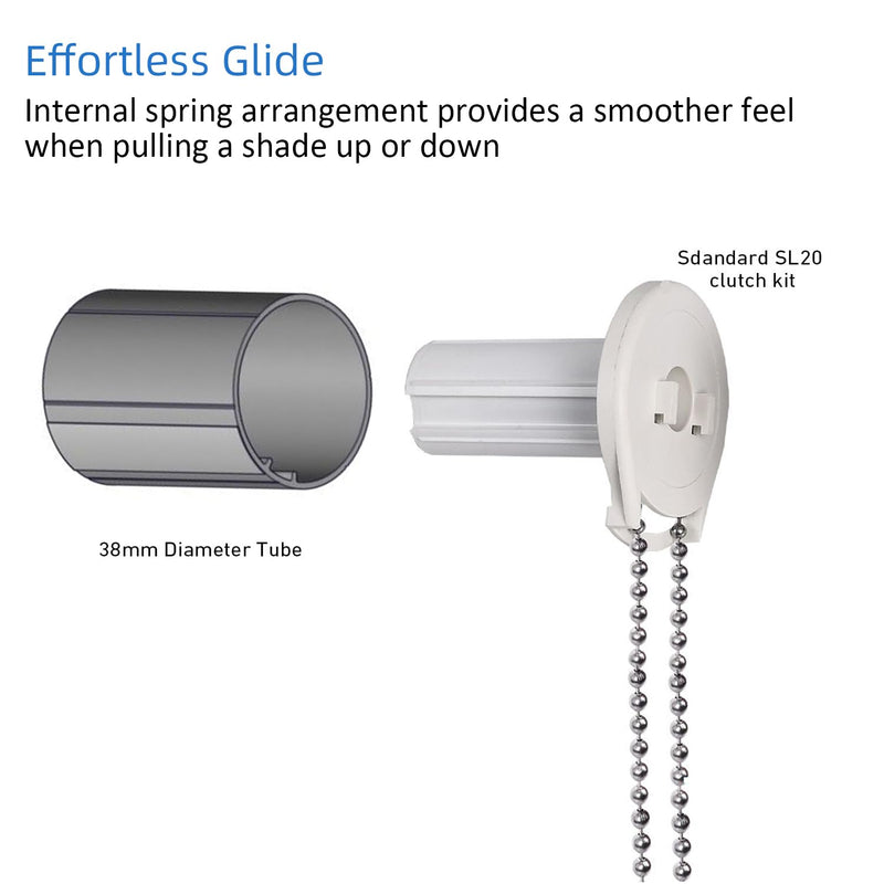 [Australia - AusPower] - Skyline Series SL20 Roller Shade Clutch for Shades Over 15 LBs. (White) 