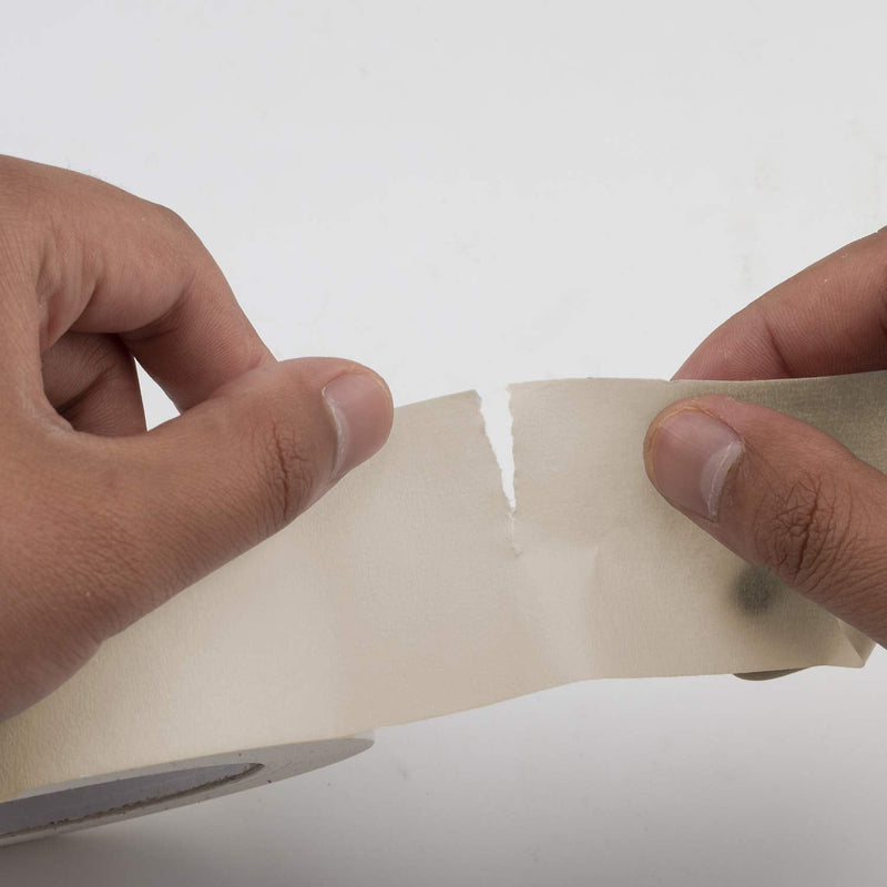 [Australia - AusPower] - Lichamp Wide Masking Tape 2 inches, 1pc General Purpose Beige Masking Tape White Masking Paper, 1.95 inches x 55 Yards 
