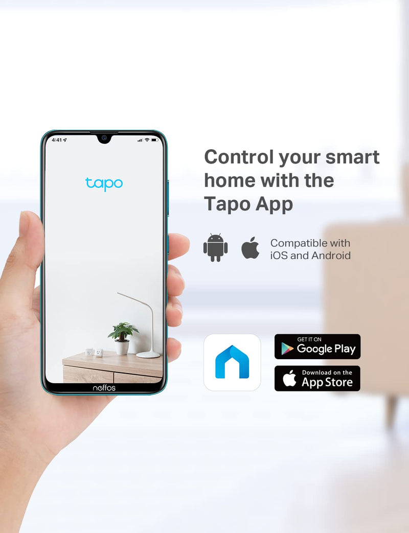[Australia - AusPower] - TP-Link Tapo 1080P Indoor Security Camera for Baby Monitor, Dog Camera w/ Motion Detection, 2-Way Audio Siren, Night Vision, Cloud & SD Card Storage, Works w/ Alexa & Google Home (Tapo C100) 1080P 1-Pack 