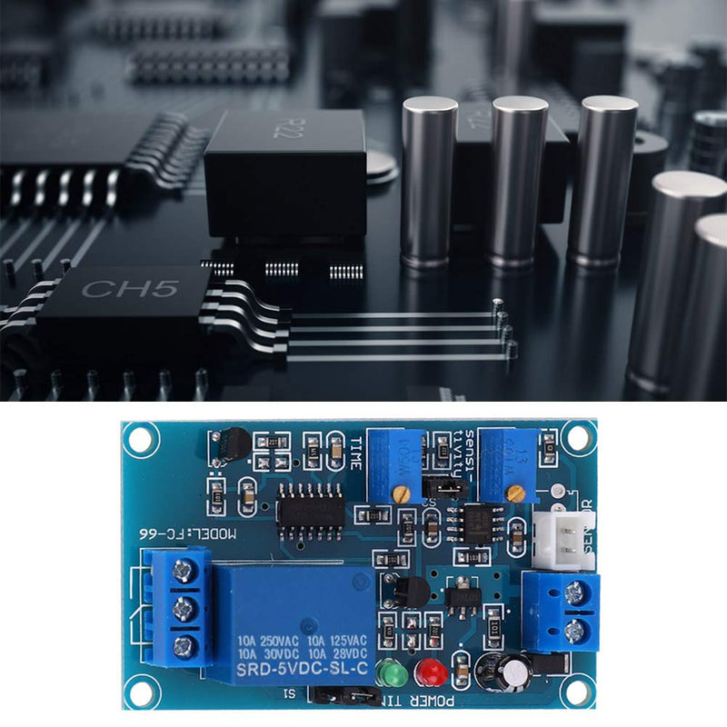 [Australia - AusPower] - Photoresistor Relay Module, DC 12V Light Control Switch Photoresistor Relay Sensor, Automatic Light Control Switch with Cable 