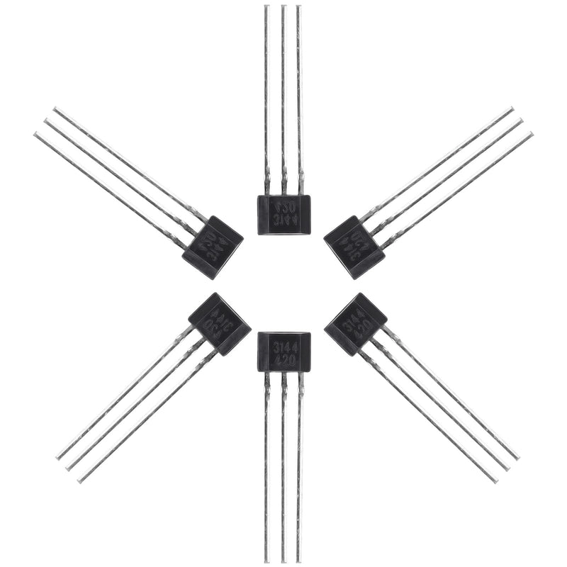 [Australia - AusPower] - 20 Pack A3144 Hall Effect Sensor 3Pins Magnetic Detector for Arduino DC 4V-24V Hall Effect 