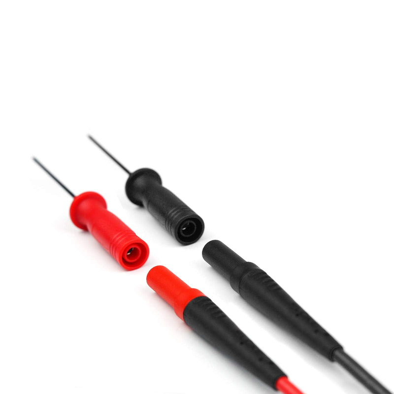 [Australia - AusPower] - ZIBOO ZB-T14 Piercing Needle Non-Destructive Test Probe,with 4mm Banana Plug Use for Digital Multimeter, Voltmeter, Clamp Meter Test Extensions 