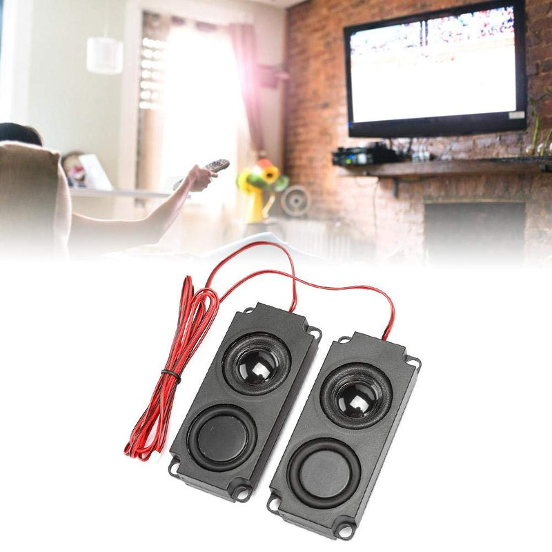 [Australia - AusPower] - Loudspeaker,8Ω 5W Portable Heavy Bass Audio Cavity 40mm Magnetic Dual Speaker for TV Monitor,High Sensitivity,Great Performance 