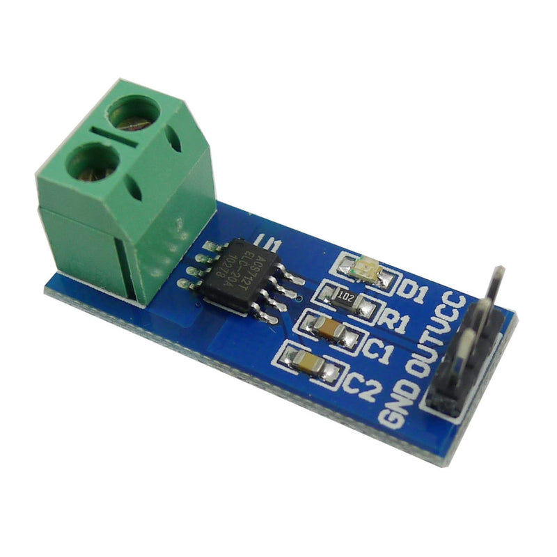 [Australia - AusPower] - ACS712 20A Range Power Sensor Module Chip ACS712ELC-20A Current Sensor Module Hall Sensor Measurement Module with Power Indicator for Arduino (Pack of 3PCS) 