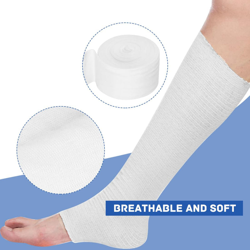 [Australia - AusPower] - Tubular Elastic Bandage Size D Stockinette Tubing Reusable Elastic Bandage Sleeve Compression Wraps for Arms Lower Legs 3" x 8.74 yd 