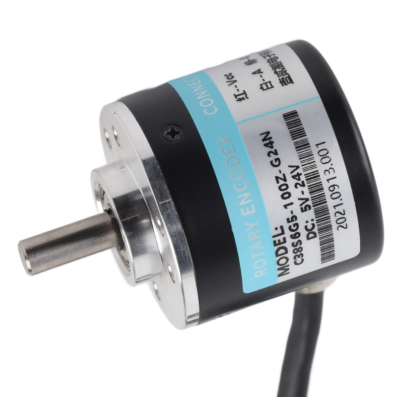 ABZ Three-Phase Encoder, Photoelectric Encoder, DC 5-24 V, 3000-6000 rpm, Full Wave Encoder for Car Engineering (100 Hz), Encoders