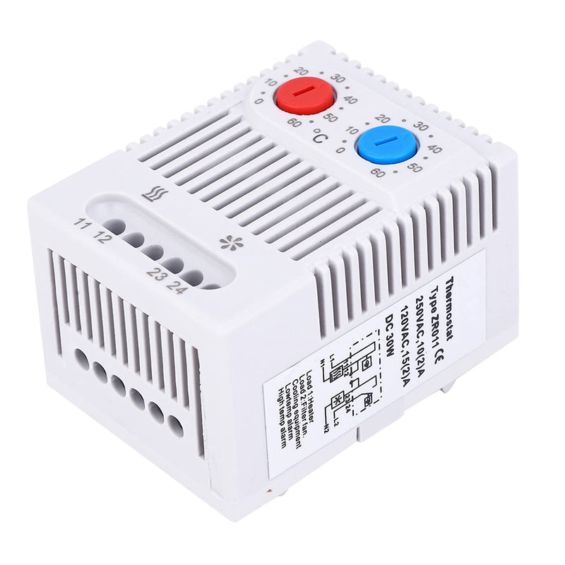 [Australia - AusPower] - Adjustable Mechanical Thermostat Switch, Impact Resistance, 35mm DIN Rail (ZR011) 