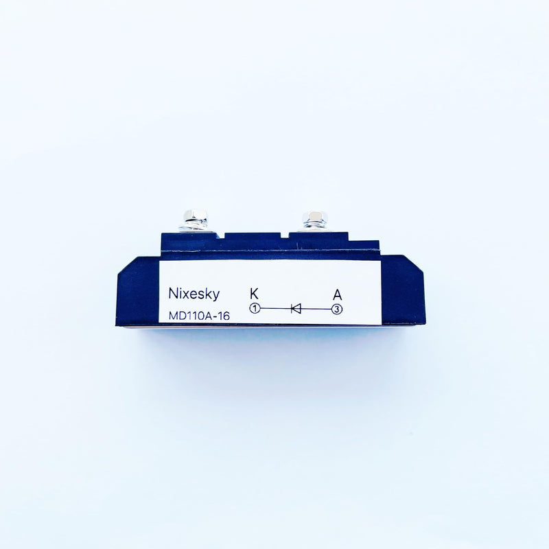 [Australia - AusPower] - Solar Diode Anti-Reverse One Way Diode MD 110A(100Amp)-16;Use Voltage Range:AC < 400VAC ;DC 3-1000V;Used in Solar Energy, Solar Cells,photovoltaicsand Solar Panels 12V 24V 48V (MD 110A-16) 