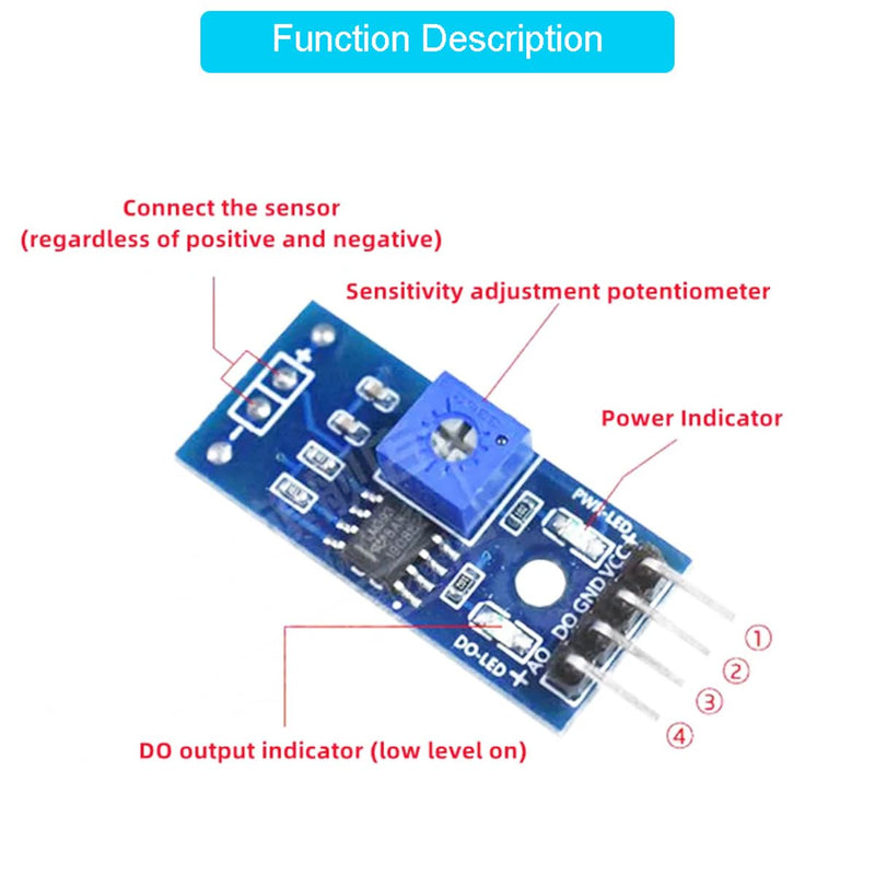 [Australia - AusPower] - FSR402 Thin Film Pressure Sensor Resistance Pressure + Linear Voltage Conversion Module,with Connecting Cable for arduino 51 MCU STM32 