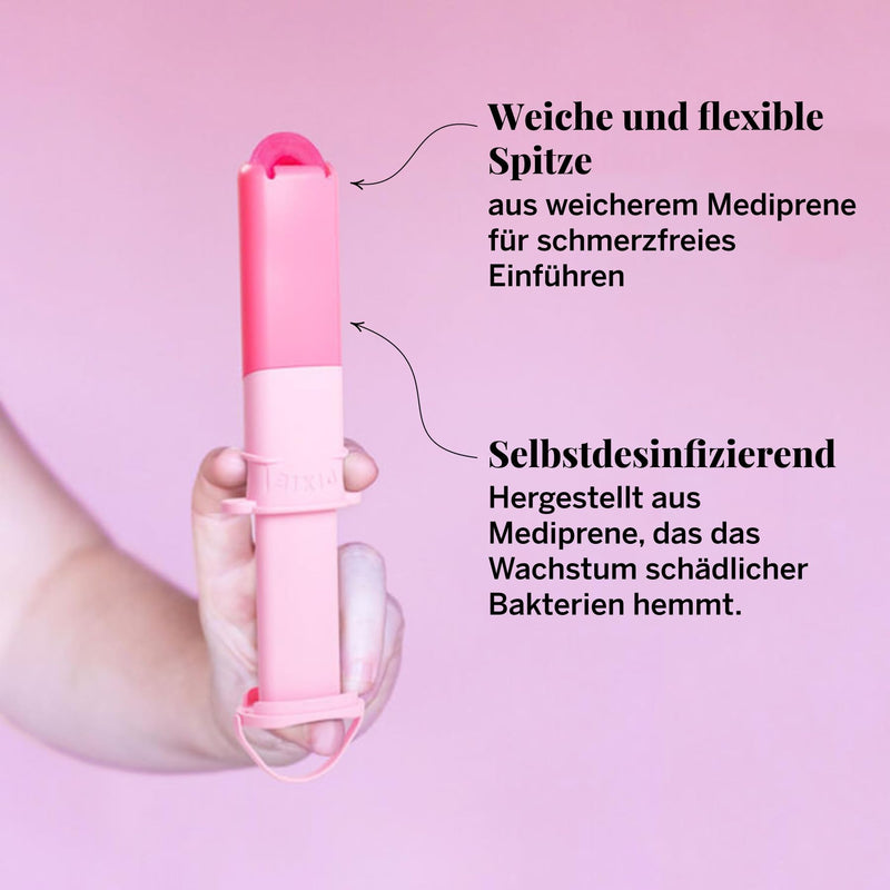 Pixie Menstrual Disc Applicator - Insert Like a Tampon - Reusable Applicator for Period Discs - Ideal for Long Nails 1 Applikator