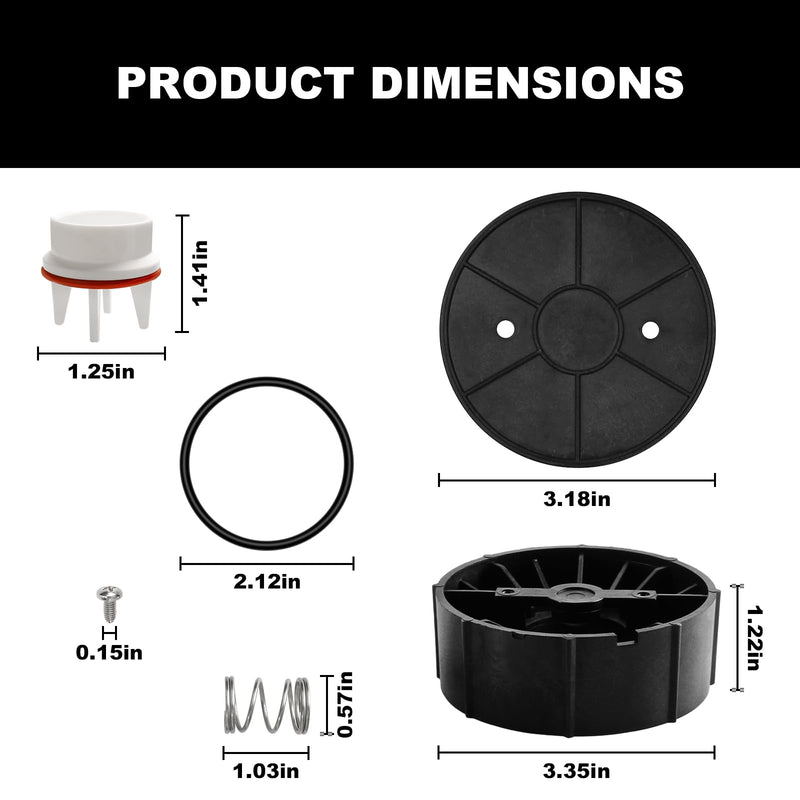 800M4 1" Pressure Vacuum Breaker Vent Float Kit Replacement for Freeze Resistant Retrofit Kit (All-inclusive)