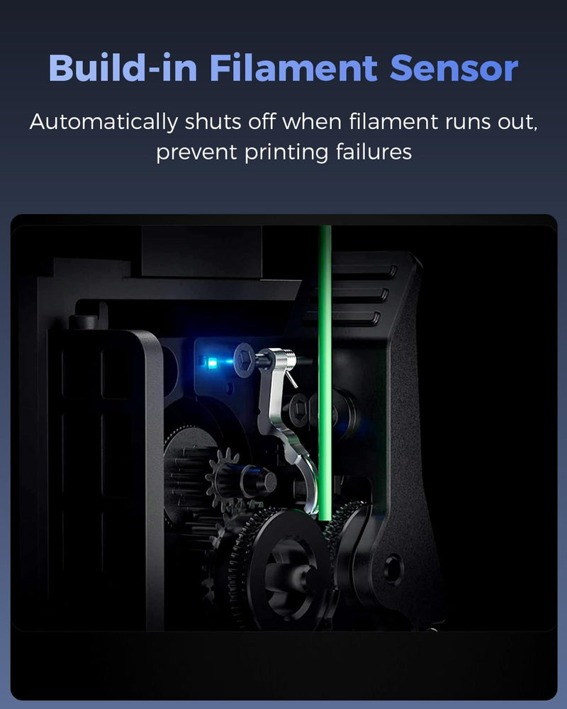 [Australia - AusPower] - Official Creality Hi Extruder Kit, Build-in Filament Runout Sensor, 80N Strong Extrusion Force & Dual Gear Design Provide Smooth and Precise Feeding, Compatible with Creality Hi 3D Printer 