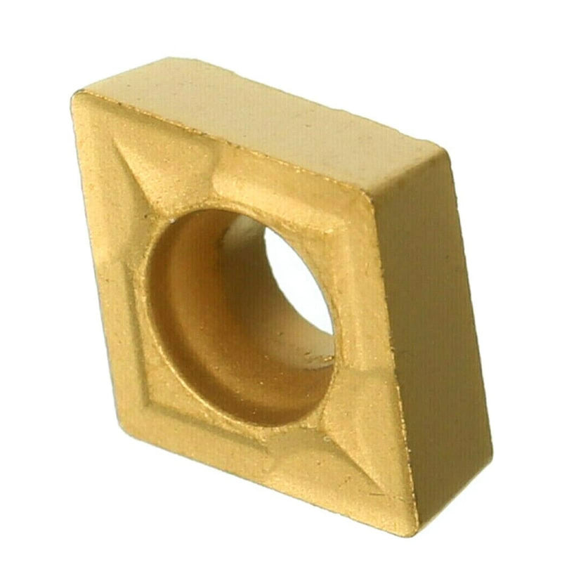 [Australia - AusPower] - SixBuys 10 Pcs CCMT 21.51/CCMT 060204 US735 Carbide Turning Inserts for Machining Steel Parts and Stainless Steel,Mutilayer Coated CNC Lathe Inserts for Lathe Turning Tool Holder Cut Off Tools 