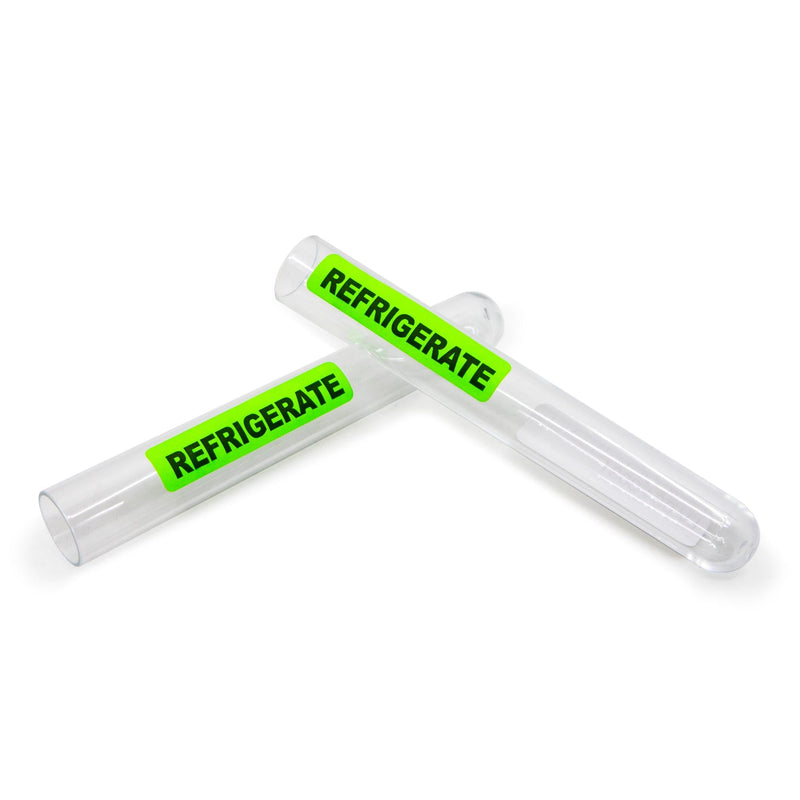 Refrigerate Stickers - Fluorescent Green