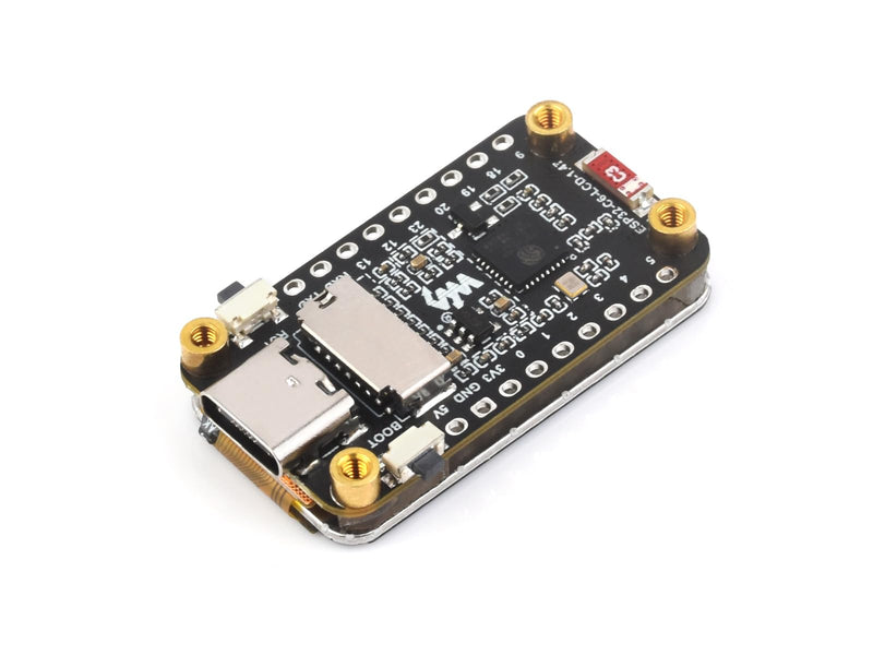 Waveshare ESP32-C6 1.47 Inch Microcontroller Wi-Fi 6 Development Board 160MHz Single-Core Processor 172 x 320 LCD Screen 262K Color with RGB BLE5 4MB Flash for LVGL GUI Development, etc